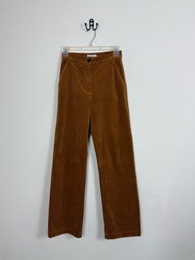 nice things Paloma S. Brown High Waist Corduroy Trouser Pants Sz XS